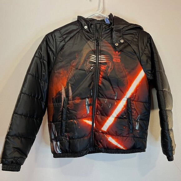 Adidas Star Wars Kylo Ren Lightsaber Youth Puffer Jacket - NWT $149.99 - Picture 6 of 9